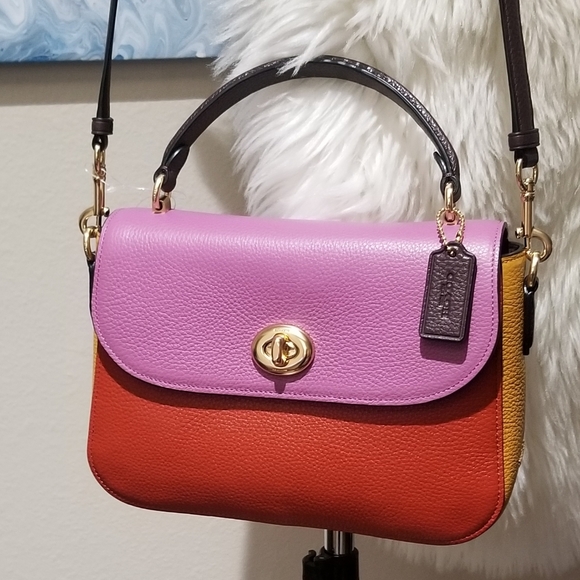 Coach Handbags - Coach(NWT)Marlie Top Handle Satchel in Colorblock
